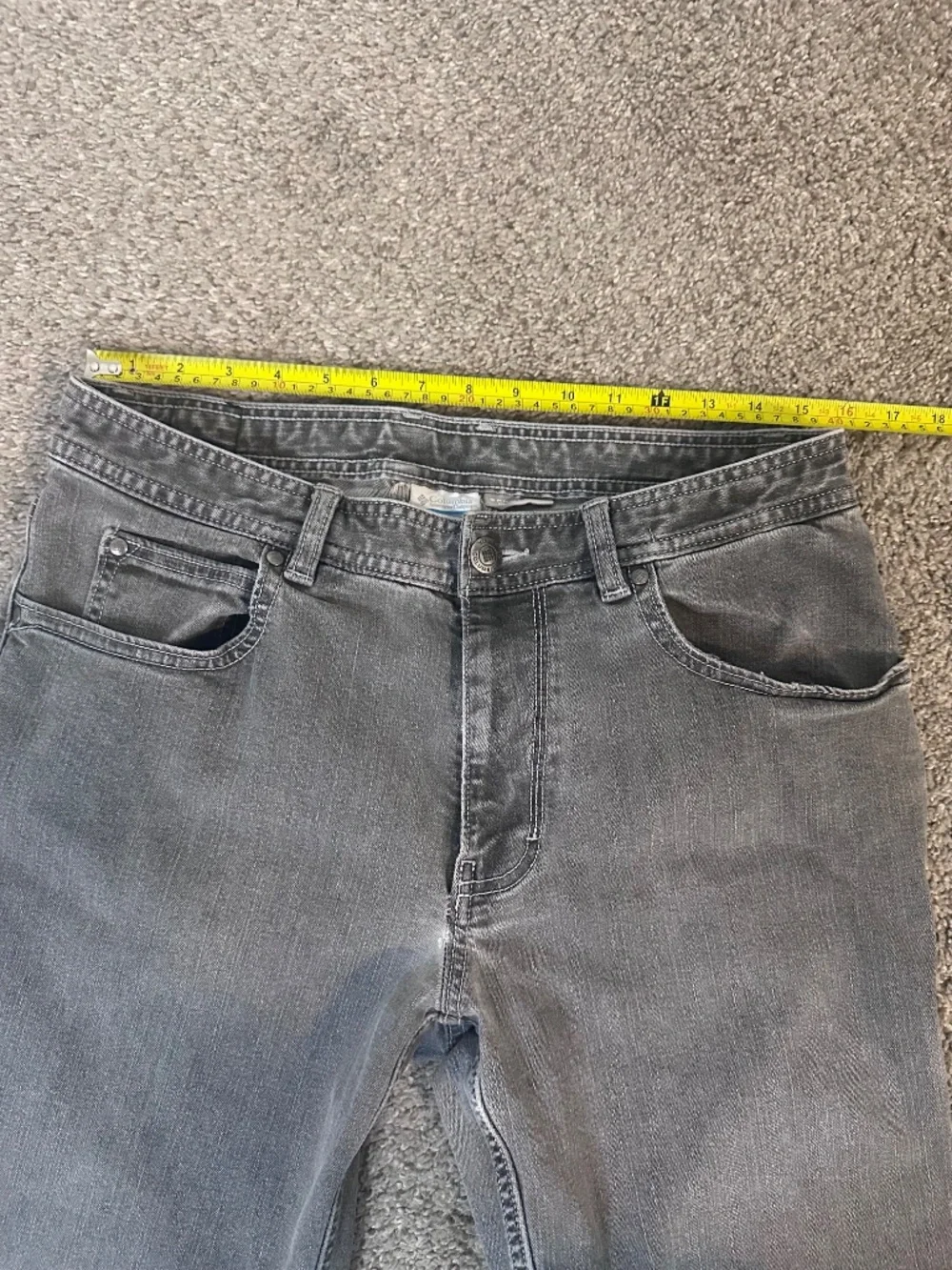 Mens Size 32 w 30 l Grey Columbia Omni Shelf Jeans